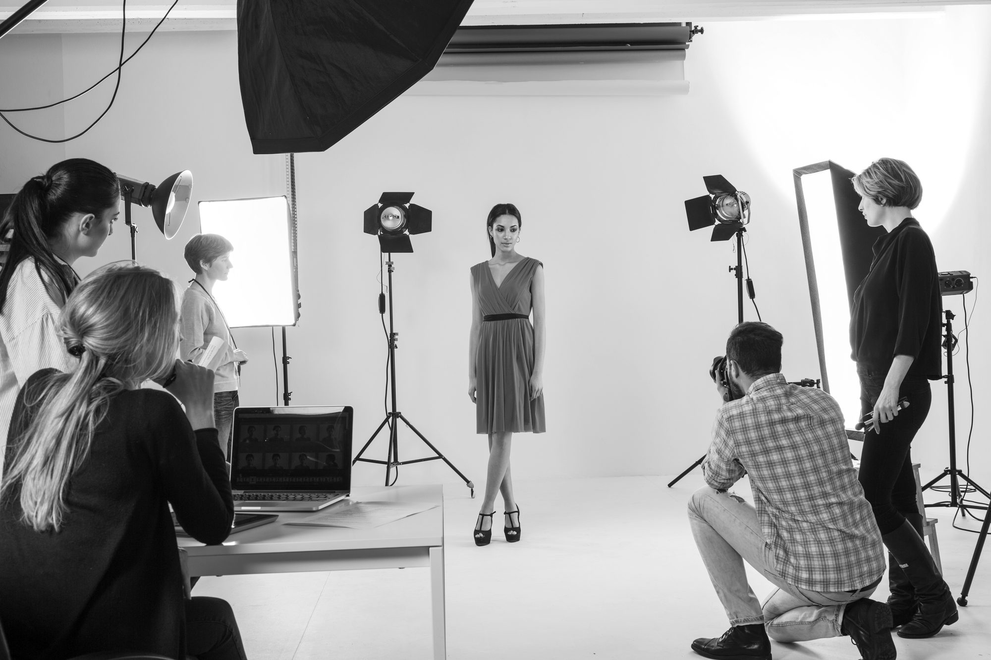 Photography studio production, run compliant with TLC